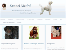 Tablet Screenshot of lagotto.no